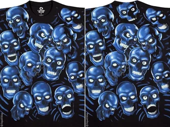 SKULL PILE BLUE